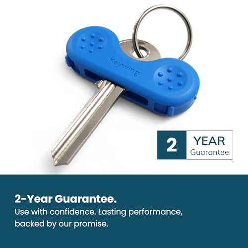 Dext - Keywing Key Turner Aid for People with Arthritis, Parkinson’s, and More, Comfortable and Secure Grip for Weak Hands, Lightweight, Durable, Click-On Design, Suitable for Flat Keys (Multipack, 3)