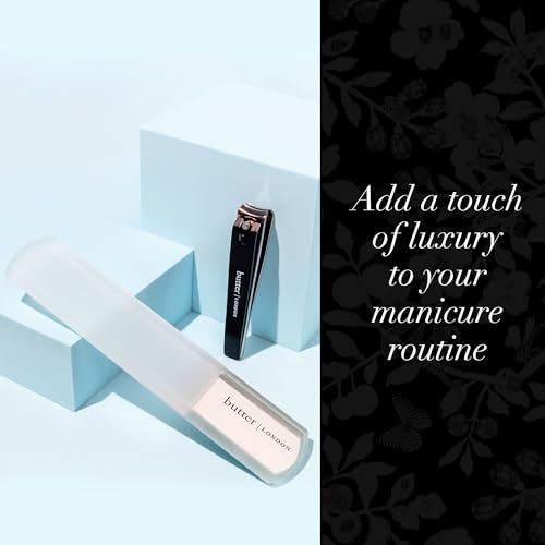 Butter London Glass Pedicure Foot File & Callus Remover, Signature Glass