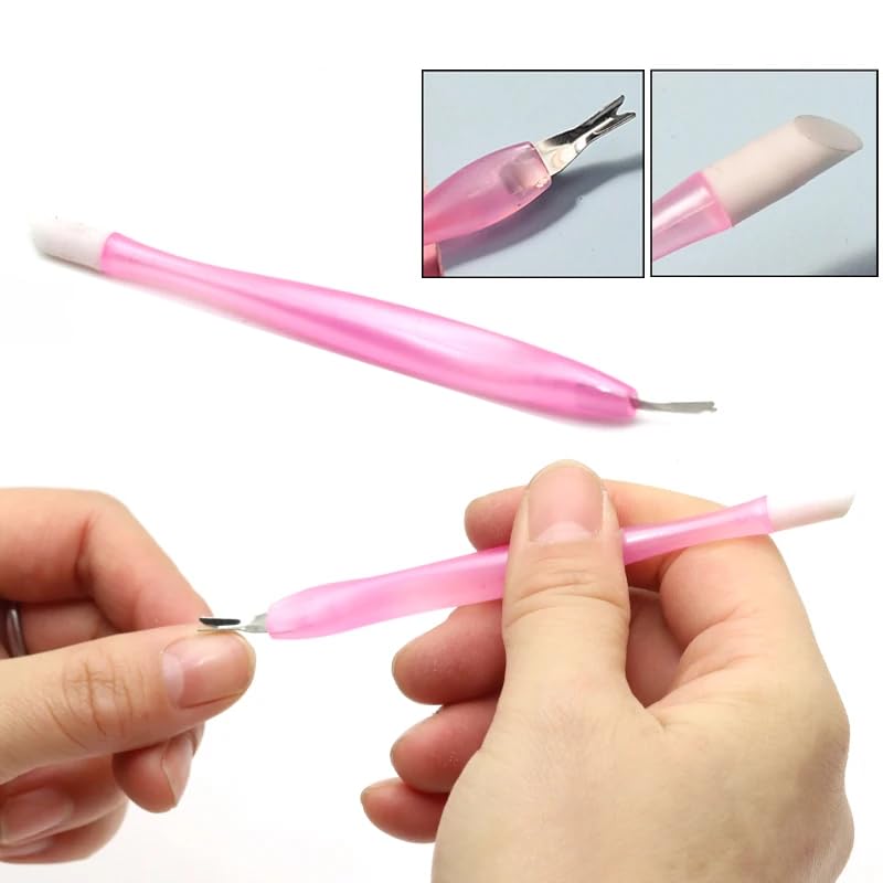 8Pcs Nail Manicure Care Tool Kit Set with Nails Buffer Block and Files, Dust Cleaning Brush, Pusher and Trimming Tools