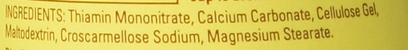Nature Made Vitamin B-1 100 mg, 100 Tablets (Pack of 3) Unflavored 100 Count (Pack of 3)