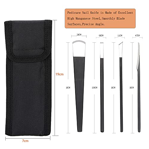 Watris Veiyi Pedicure Knife Set for Callus Removal Dead Skin