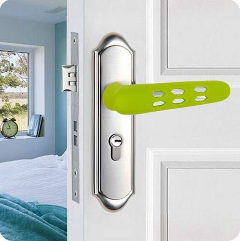 [Pack of 2] Door Knob Cover, Grip Cushion, Silicone, Soft Goods, Non-Slip Cushion, Anti-Collision, Anti-Static, Door Handle, Lever Cover, Home (Coffee) -  Australia