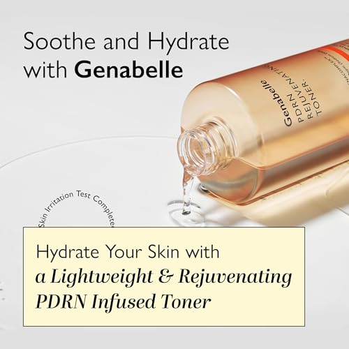 Genabelle PDRN Rejuvenating Toner - Deep Hydration & Skin Barrier Support with PDRN, Panthenol, Hyaluronic Acid - Soft & Clear Skin - Glass Skin - 10.14 fl.oz/300ml