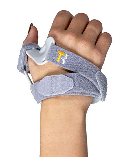 Rigid Thumb Brace Immobilizer by Rapid Thumb Large - Tendonitis Arthritis Relief Pain Recovery - CMC Joint Thumb Stabilizer, Splint Spica, Abducted Thumb