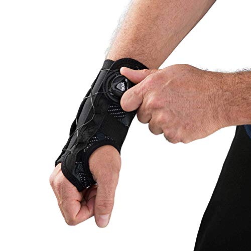 DonJoy Performance Bionic Reel-Adjust Wrist Brace for Carpal Tunnel, Sprains, Tendonitis & Instabilities - Anatomical Design for Athletes and Active Users, X-Small/Small, Right