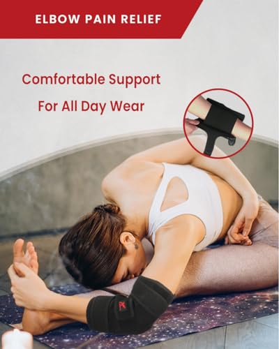 Hurmoya Elbow Brace Night Sleep, Cubital Tunnel, Ulnar Nerve Entrapment Medium Universal
