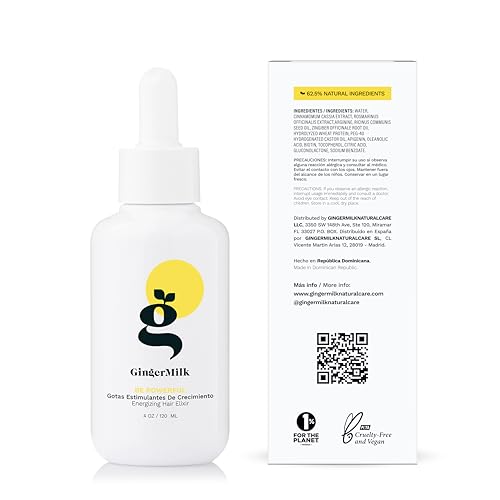 Ginger Milk Hair Growth Serum with Ginger Root and Biotin, 4 fl oz 4 Count (Pack of 1)