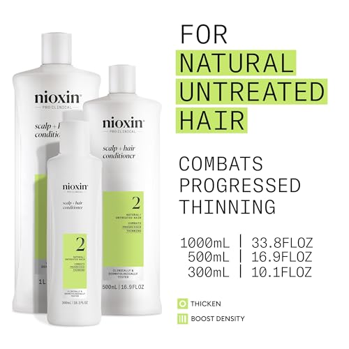 NIOXIN System 2 Scalp Care | Conditioner | Hair Thickening For Natural Hair 10.1 Fl Oz (Pack of 1)