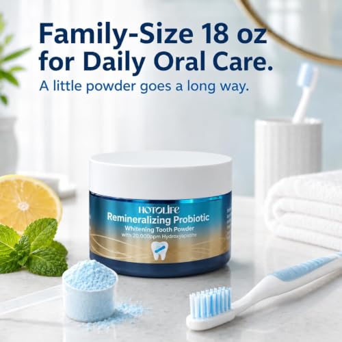 Remineralizing Tooth Powder Nano hydroxyapatite Tooth Powder Lemon Mint