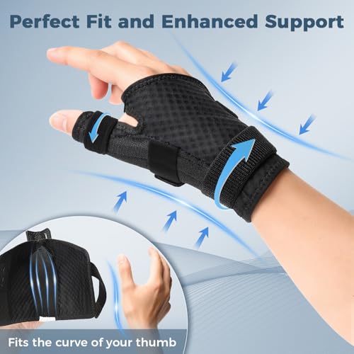 Thumb Splint for Trigger Thumb L/XL Black