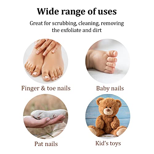Wooden Cleaning Finger Nail Brush & Pumice Stone Foot File
