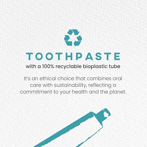 Fluoride-Free Mint Toothpaste for Fresh Breath, Gentle on Teeth, Natural Ingredients, Eco-Friendly Bioplastic Tube, Sustainable Oral Care for Adults and Kids (3 Pack, Mix) 1.33 Fl Oz (Pack of 3)