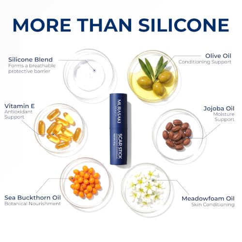 Advanced 100% Silicone Scar Stick - Scar SkinCare Stick 10g x 2 Sticks Advanced 10g x 2 Sticks