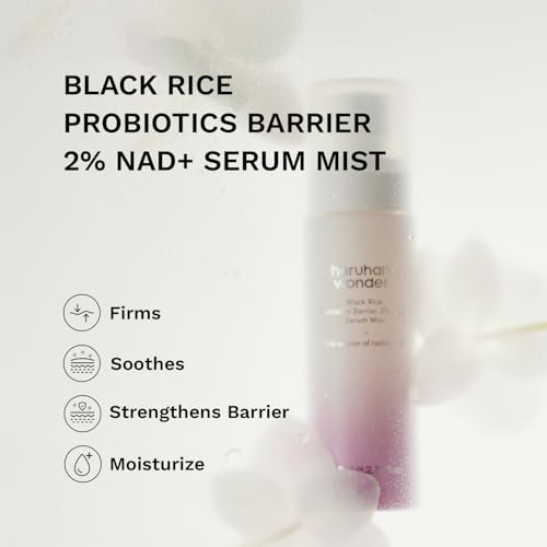 haruharu wonder Black Rice Probiotics 2% NAD+ Serum Mist, 2.70 fl. oz