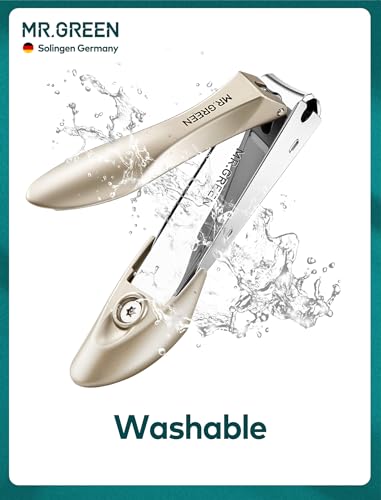 Nail Clippers with Catcher, Professional Stainless Steel Fingernail and Toenail Clipper Cutter, Trimmer Set for Men and Women(Small) Mr-1111