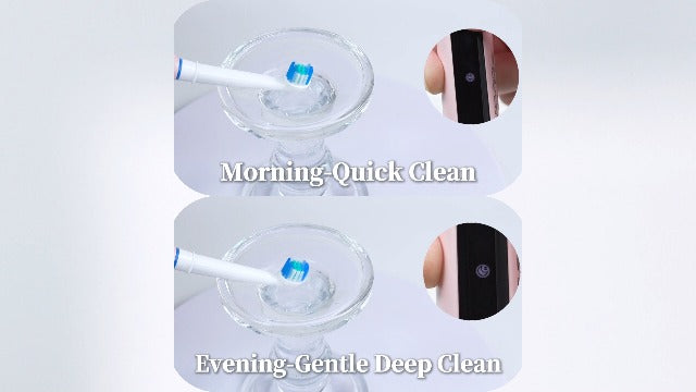SEAGO Rotating Electric Toothbrush for Adults, 8 Heads, Rechargeable Pink 1 Count (Pack of 1)