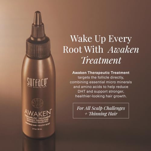 Surface Hair - Awaken Therapeutic Treatment - Natural Ingredients for Thinning Hair and a Healthy Scalp 2 Fl Oz (Pack of 1)