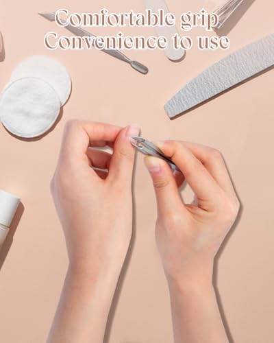 2 Pieces Mini Cuticle Cutter, Professional Cuticle Nippers Cuticle Scissors, Hangnail Clipper Cuticle Trimmer Tweezers, For Finger Toe Dead Skin Remove (vertical) Vertical