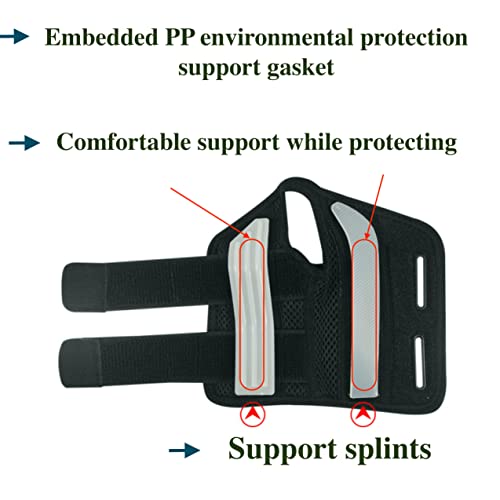 Wrist Brace for Carpal Tunnel Relief Night Support, Hand Brace with 2 Stays for Women Men, Adjustable Wrist Support Splint for Right Left Hands for Tendonitis, Arthritis, Sprains Small Left Hand-Gray-S/M