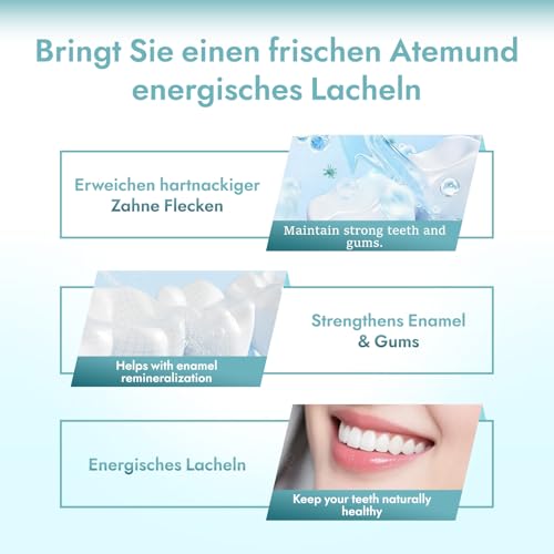 Velverdo Collagen Tooth Powder, Collagen Tooth - Hydroxyapatite Toothpaste Powder, Strengthens Enamel & Gums, Natural Oral Care Formula (1pc) 1pc
