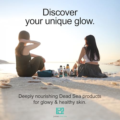 Juman Dead Sea Minerals Lip Care Set | Hydrating Lip Balm & Scrub | Orange & Chocolate | For Chapped & Dry Lips | Dorm Essentials | Vegan | SLS & Paraben-Free | Great as a Gift