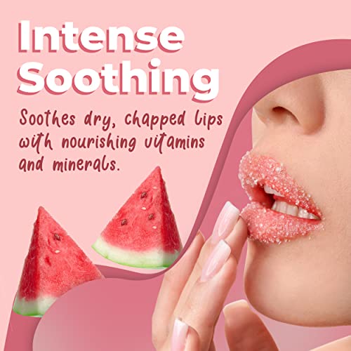 Watermelon Sugar Lip Scrub & Tinted Lip Balm and and Strawberry Sugar Lip Scrub Stick Duo