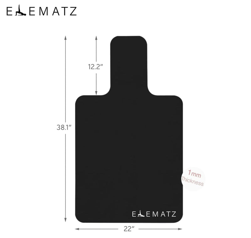 Pilates Reformer Mat Black - BeesActive Australia