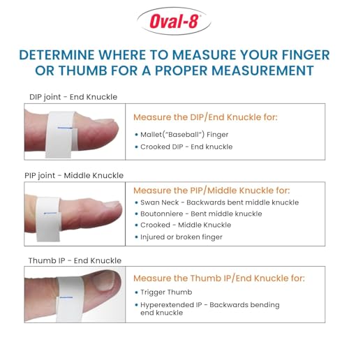 3-Point Products Oval-8 Finger Splint, Size 4, Pack of 5, Beige