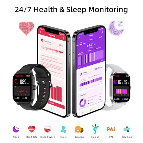 Smart Watch, GPS & Free Maps, 1.96" HD Screen, AI, Bluetooth Call & Text Gray 1.96"