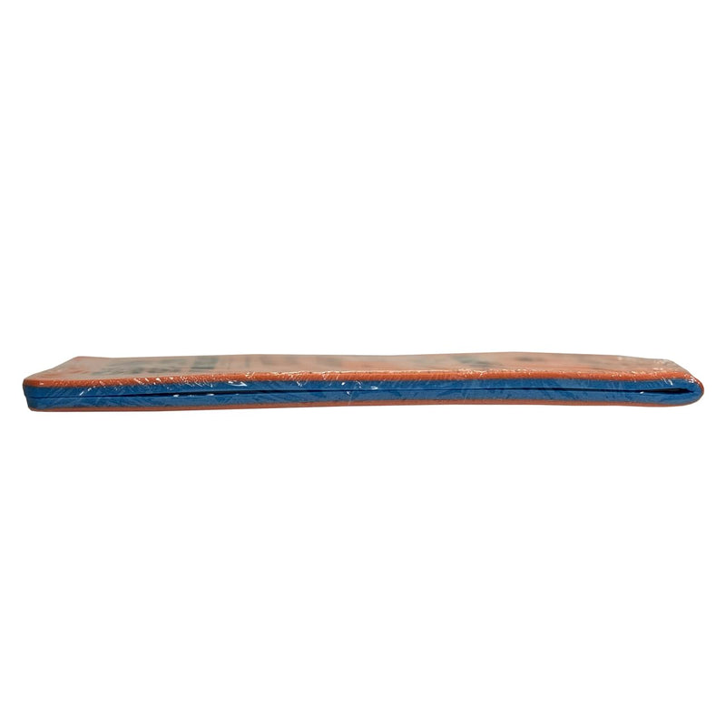 SAM Medical SAM Splint Medium Flat Fold 18" x 4.25" - Moldable Aluminum Foam Splint for Fractures, Sprains & Strains, Orange/Blue - 1 Count