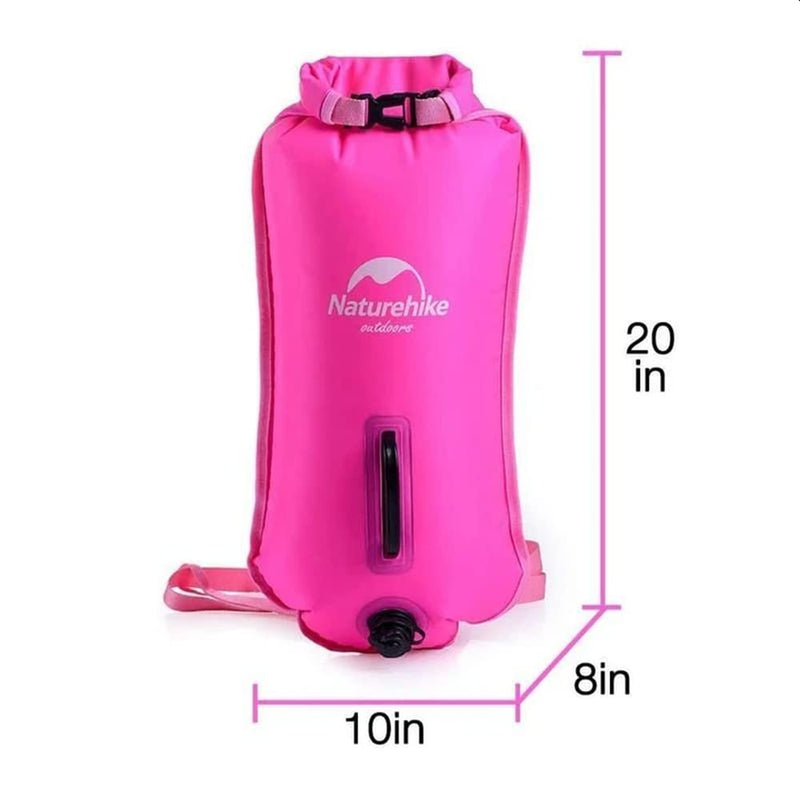 Naturehike Waterproof Dry bags for Women Men, Roll Top Dry Storage Bag Ultralight Dry Sack, Outdoor Bags Keep Gear Dry for Hiking, Kayaking, Camping, Swimming, Boating Pink