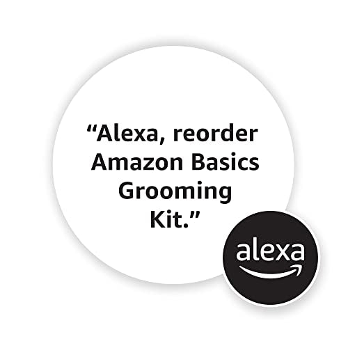 Amazon Basics 5-Piece Nail Care Grooming Kit, Manicure Pedicure Set with Nail Clippers