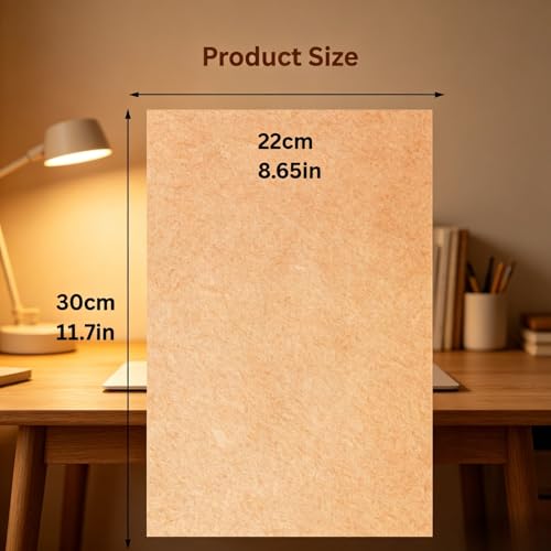 100 Sheets Braille Paper - No Holes, Writing Paper Blank for Blind People Practice Learn Braille School Supplies, Paper Blinds Designed for Braille Writing Boards, 11.7 x 8.5 Inch