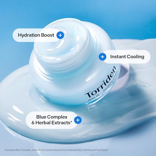 Torriden DIVE IN Hyaluronic Acid Soothing Cream 100ml (3.38 fl. oz) | Revitalizing Facial Moisturizer for Sensitive and Dry Skin | Hyaluronic Acid, Panthenol, Allantoin Jar Type