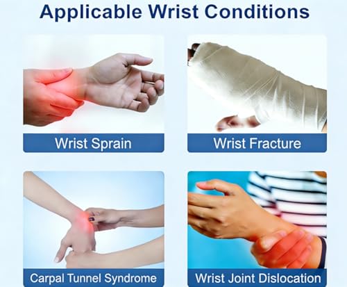 Wrist Brace with Reinforced Splint for Left Hand Child - Pediatric Wrist Injury Prevention, Lightweight & Breathable Fixator, 1pc
