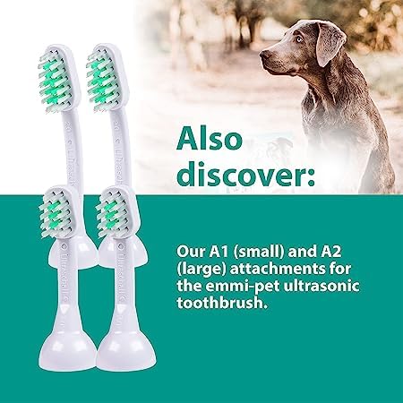 Emmi-pet 3X Dog Toothpaste for Ultrasonic Toothbrush I Dog Toothpaste Suitable for All Dog Breeds of All Ages I Vegan, Free from Nanomaterials & Microplastics I Without Animal Testing I 75 ml 1 count (Pack of 3)