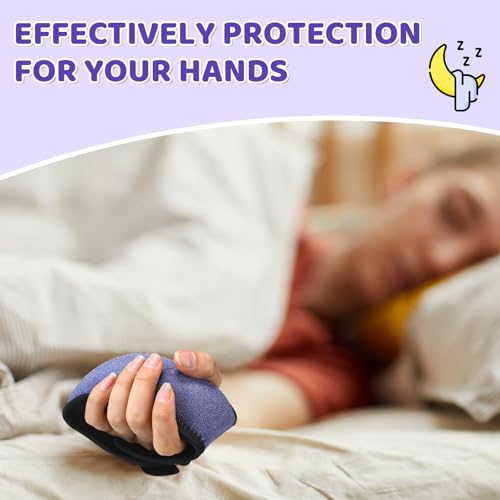 Soulchen 4 Pcs Palm Protector for Hand Contracture Palm Grip Finger Contracture Cushion for Rehabilitation Stroke Hemiplegic Arthritis Skin Breakdown Hand Grip Strengthener Prevention Pad