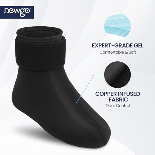 NEWGO Cold Therapy Sock, Ice Pack for Neuropathy & Plantar Fasciitis