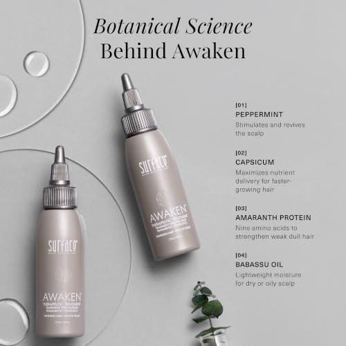 Surface Hair - Awaken Therapeutic Treatment - Natural Ingredients for Thinning Hair and a Healthy Scalp 2 Fl Oz (Pack of 1)