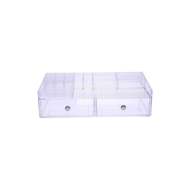 iDesign 3 Plastic Vanity, Compact Slim Storage Organization Drawers Set for Cosmetics, Dental Supplies, Hair Care, Bathroom, Dorm, Desk, Countertop, Office, 6.5" x 7" x 5"