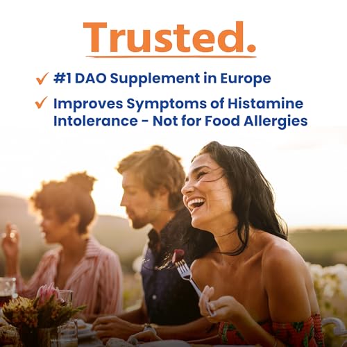 HISTAsolv Extra Strength - DAO Enzyme Supplements - Histamine Blocker 60 Ct 60 Count (Pack of 1)
