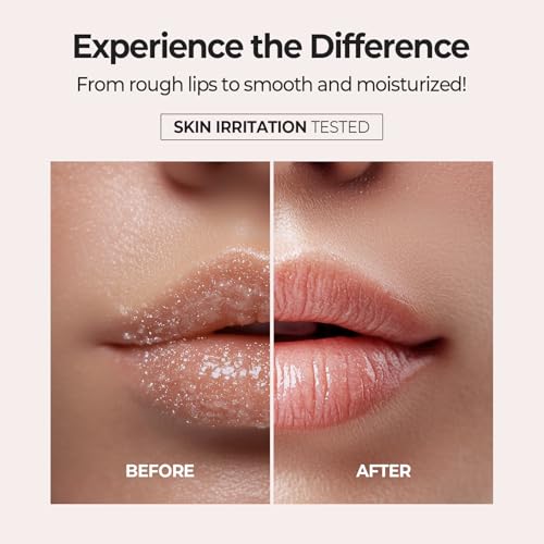 SKINFOOD Strawberry Sugar Lip Scrub Mask, Stocking Stuffers, Exfoliating Lip Care, Hydrating Korean Lip Product for Soft & Smooth Lips, Deep Nourishment Mild Sugar Scrub Vegan (0.71 fl. Oz.)
