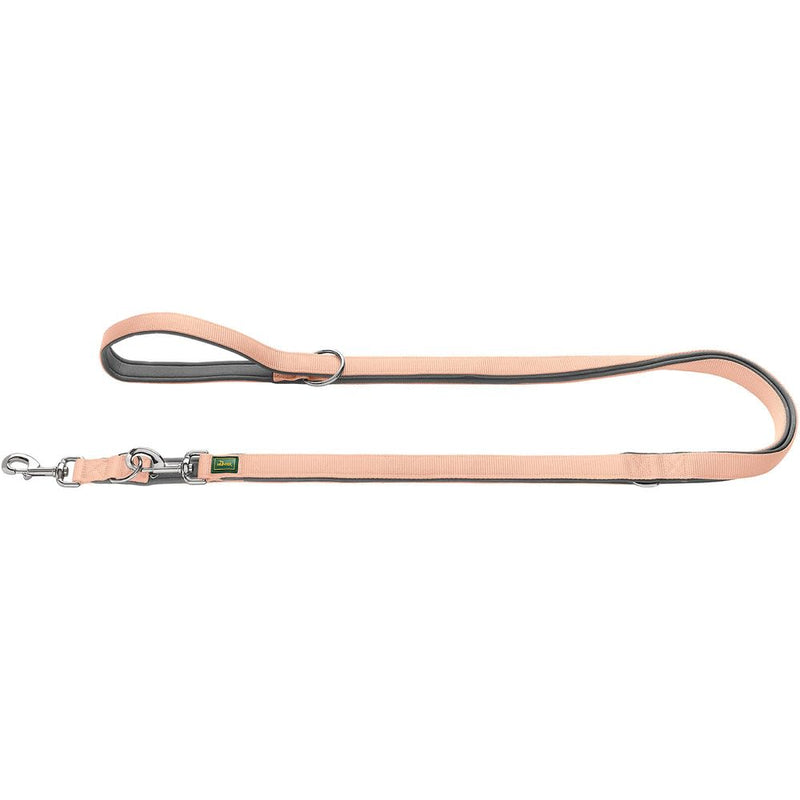 HUNTER NEOPRENE adjustable dog lead, 2.0 x 200 cm, brown/caramel