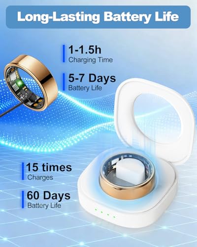 BENIO Gen4 Smart Ring Health & Fitness Tracker Step Counting Rose Gold 6#