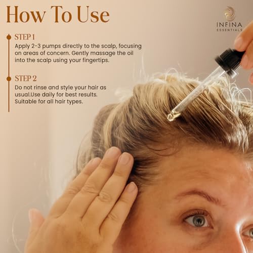 Scalp Serum for Hair Growth - Copper Peptides, Caffeine & Tea Tree, 2 fl oz Revitalizing Scalp Serum