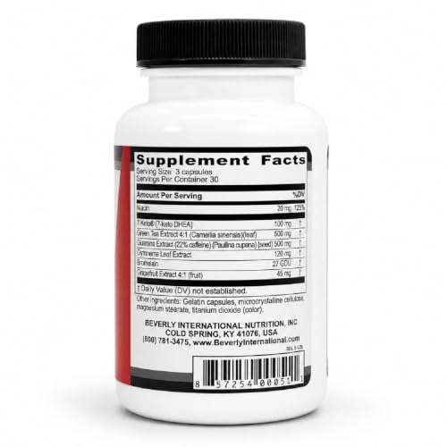 Beverly International 7-Keto Musclean Diet Pill for Men & Women, 90 Caps