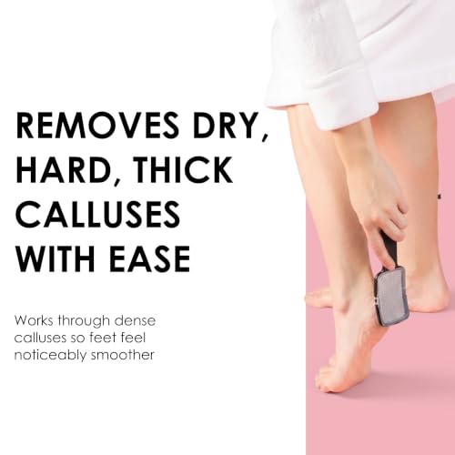 JAPONESQUE Wet Dry Callus Remover Foot File, Pedicure Tool for Removing Calluses and Rough Skin, Foot Scrubber for Heels and Dry Feet