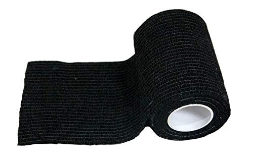 nilo self-adhesive bandage - 24 rolls 5cm x 4.5m / self-adhesive bandage for animals and people / breathable & elastic bandage / self-adhesive bandage (black) black - BeesActive Australia