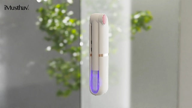 Foldable Travel Electric Toothbrush, Self Cleaning Toothbrush