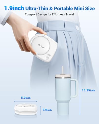 Cordless Retainer Cleaner Machine, 50kHz Ultrasonic Cleaning Pod for Aligners, Night Guards and Mouth Guards, Rechargeable Portable Cleaner with 6 Cleaning Tablets babywhite